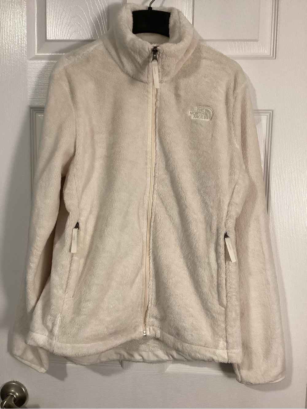 The North Face Cream Sherpa Fleece Jacket - Women's